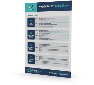 Common fault codes in hybrid electric vehicles